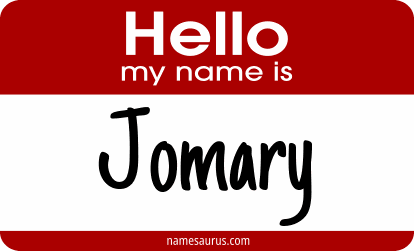 Hello my name is Jomary png download