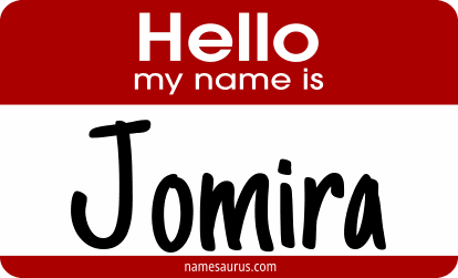 Hello my name is Jomira png download