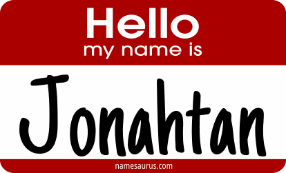 Hello my name is Jonahtan png download