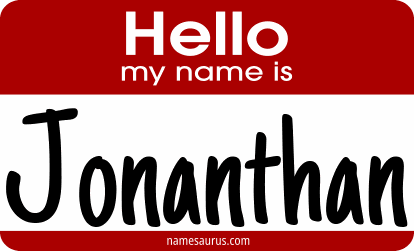 Hello my name is Jonanthan png download