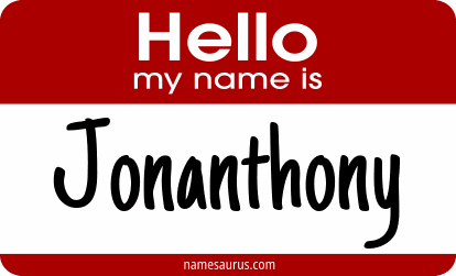 Hello my name is Jonanthony png download