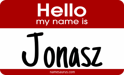 Hello my name is Jonasz png download