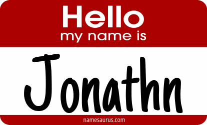 Hello my name is Jonathn png download