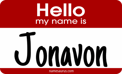 Hello my name is Jonavon png download