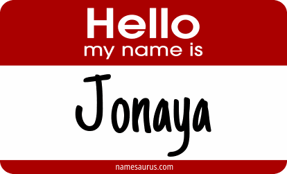 Hello my name is Jonaya png download