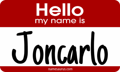 Hello my name is Joncarlo png download