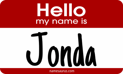 Hello my name is Jonda png download