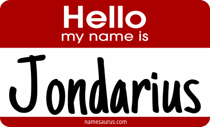 Hello my name is Jondarius png download