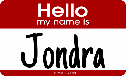Hello my name is Jondra png download