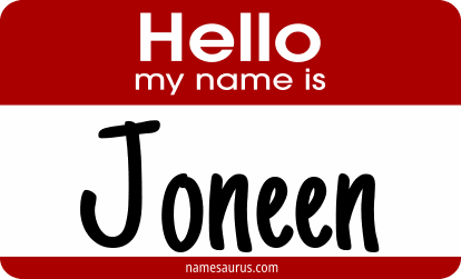 Hello my name is Joneen png download