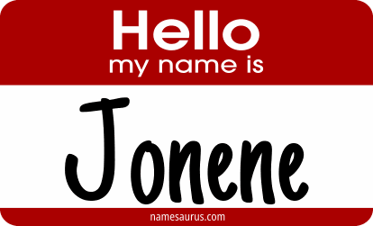 Hello my name is Jonene png download