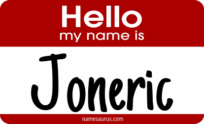 Hello my name is Joneric png download