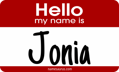 Hello my name is Jonia png download