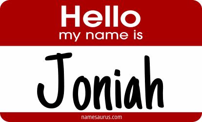 Hello my name is Joniah png download