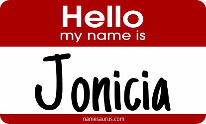 Hello my name is Jonicia png download
