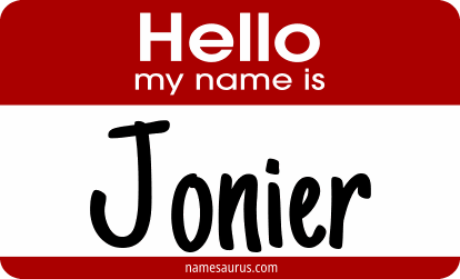 Hello my name is Jonier png download