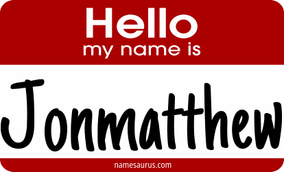 Hello my name is Jonmatthew png download