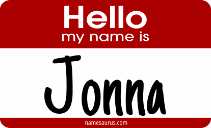 Hello my name is Jonna png download
