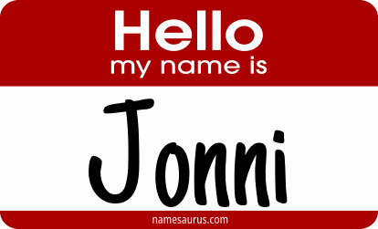 Hello my name is Jonni png download