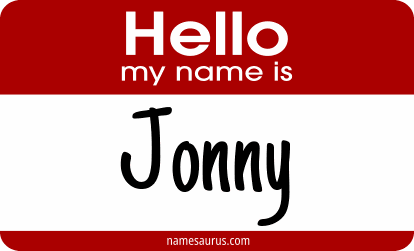 Hello my name is Jonny png download
