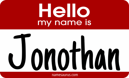 Hello my name is Jonothan png download