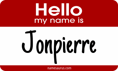 Hello my name is Jonpierre png download
