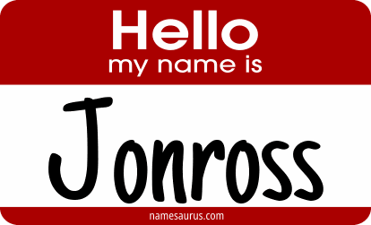 Hello my name is Jonross png download