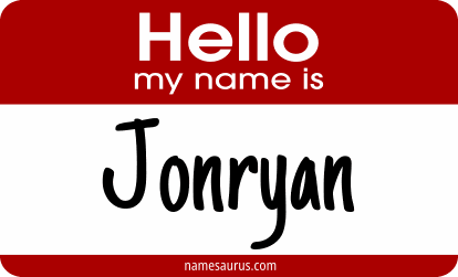 Hello my name is Jonryan png download