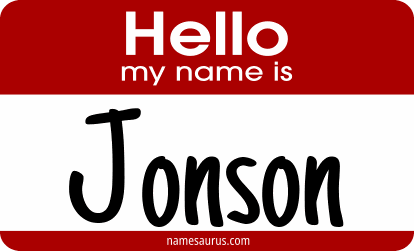 Hello my name is Jonson png download