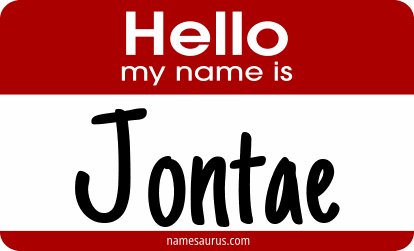 Hello my name is Jontae png download