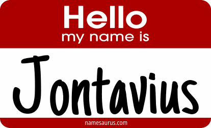 Hello my name is Jontavius png download