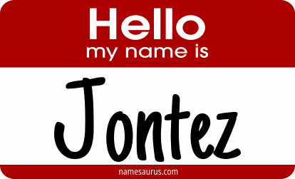 Hello my name is Jontez png download