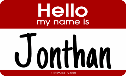 Hello my name is Jonthan png download