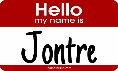 Hello my name is Jontre png download