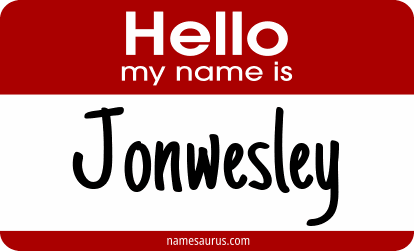 Hello my name is Jonwesley png download