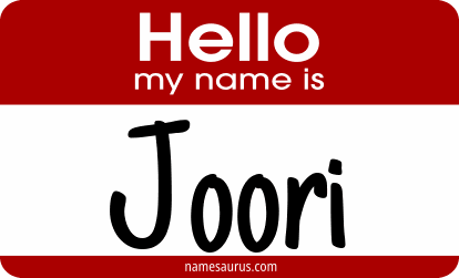 Hello my name is Joori png download