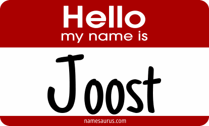 Hello my name is Joost png download