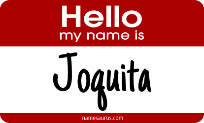 Hello my name is Joquita png download