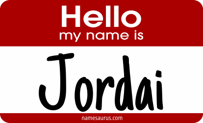 Hello my name is Jordai png download