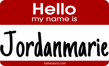 Hello my name is Jordanmarie png download