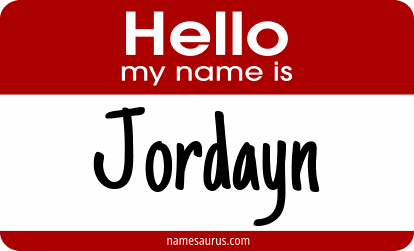 Hello my name is Jordayn png download
