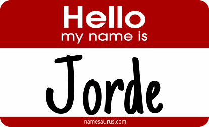 Hello my name is Jorde png download
