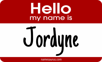 Hello my name is Jordyne png download