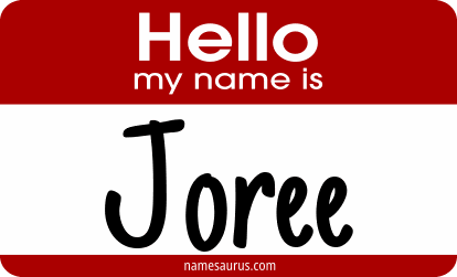 Hello my name is Joree png download