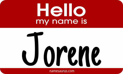 Hello my name is Jorene png download