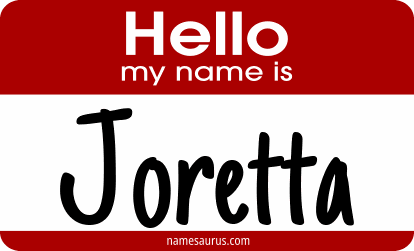 Hello my name is Joretta png download
