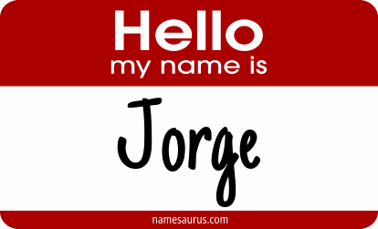 Hello my name is Jorge png download