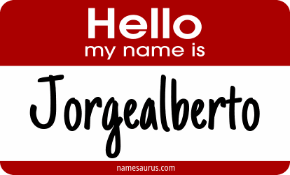 Hello my name is Jorgealberto png download