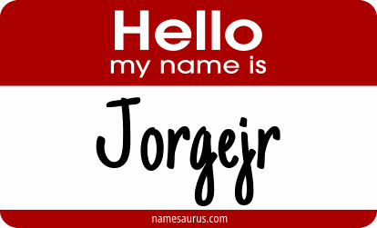 Hello my name is Jorgejr png download