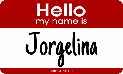 Hello my name is Jorgelina png download